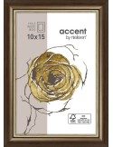 Ascott 10x15 brun foncé/or