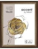 Ascott 15x20 brun foncé/or