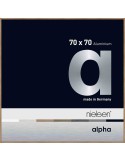 Alpha 70x70 chêne