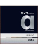 Alpha 70x70 wengé