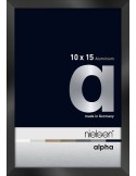 Alpha 10x15 noir anodisé