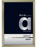 Alpha 10x15 acier brossé