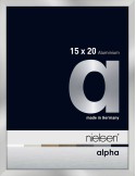 Alpha 15x20 argent poli
