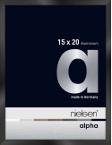 Alpha 15x20 noir anodisé