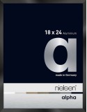 Alpha 18x24 noir anodisé