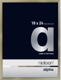 Alpha 18x24 acier brossé
