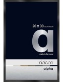 Alpha 20x30 noir anodisé