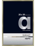 Alpha 20x30 acier brossé