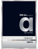 Alpha 21x29,7 argent poli