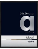 Alpha 24x30 noir anodisé mat