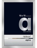Alpha 10x15 argent poli