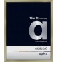 Alpha 15x20 acier brossé
