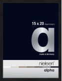 Alpha 15x20 noir anodisé mat