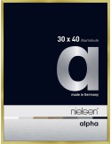 Alpha 30x40 or brossé