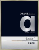 Alpha 30x40 acier brossé