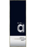 Alpha 35x100 acier brossé