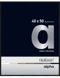 Alpha 40x50 noir anosisé mat