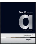 Alpha 50x60 noir anodisé mat