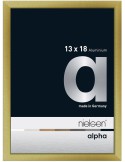 Alpha 13x18 or brossé